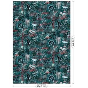 Underwater jungle fotobehang WP-686 - 194,8 x 280 cm