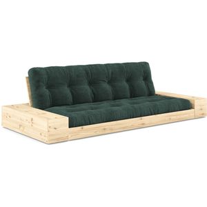 Base (slaap)bank naturel hout/seaweed met sideboxes - 1371015124