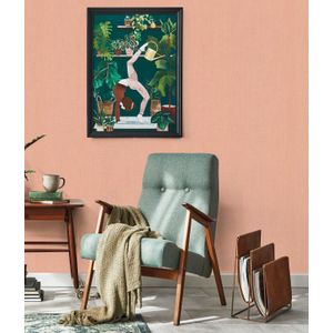 Naturel chique behang linnen look Long beach - RW-009