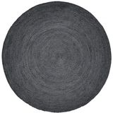 Nordal - Vloerkleed - Zwart - Jute - Rond - Ø150 cm