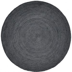 Nordal - Vloerkleed - Zwart - Jute - Rond - Ø150 cm