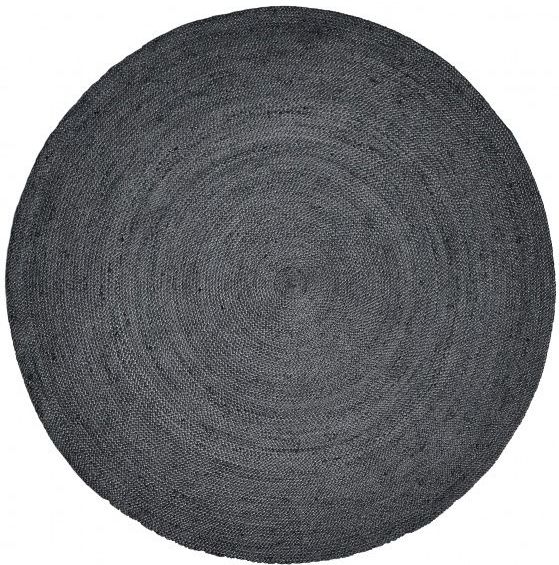 Nordal - Vloerkleed - Zwart - Jute - Rond - Ø150 cm