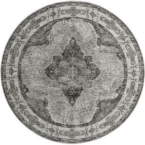 Venus rond vloerkleed grijs - diameter 240cm