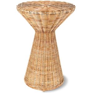 Rotan bijzettafel hoog
