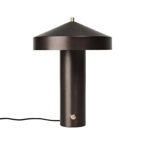 Hatto tafellamp bruin messing - L300699