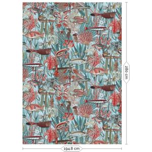 Underwater jungle fotobehang WP-687 - 194,8 x 280 cm