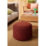 Marshmellow poef rood small - 022017