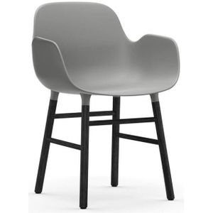 Form Armchair stoel zwart grijs - 603207