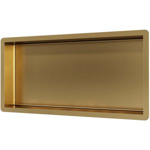 Brauer Gold Edition inbouw nis 30x60 cm geborsteld goud PVD