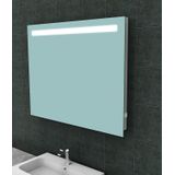 Wiesbaden Tigris spiegel met led verlichting + stopcontact 1000x800