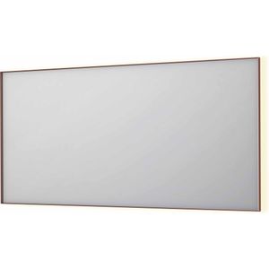 Ink SP32 Spiegel 160x80cm - LED Verlichting Rondom, Geborsteld Koper - Glas - Rechthoekig - Spiegels - Badkamerspiegels - 8718835177300