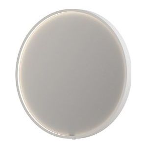 Ink SP24 spiegel rond 60cm met kader - direct LED verlichting rondom, mat wit