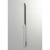 Instamat Arc elektrische handdoekdroger 170 cm Soft zwart met soft wit front