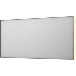 Ink SP32 Spiegel 160x80cm - LED Verlichting Rondom, Geborsteld RVS - Glas - Rechthoekig - Spiegels - Badkamerspiegels - 8718835177294