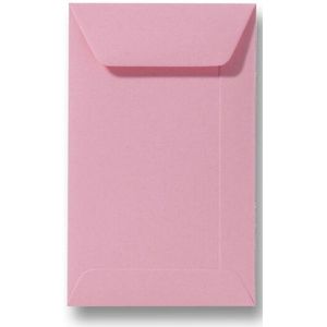 Envelop 6,5 x 10,5 cm Donkerroze