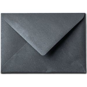 Envelop 12 x 18 cm Metallic Black