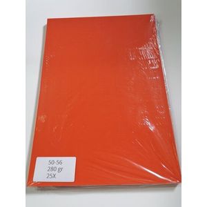 Pak vellen oranje 280 Gram