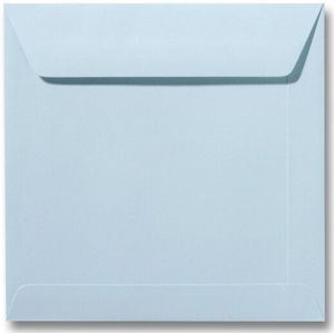 Envelop 22 x 22 cm Zachtblauw