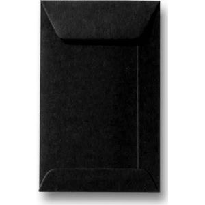 Envelop 6,5 x 10,5 cm Zwart