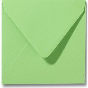 Envelop 12 x 12 cm Appelgroen