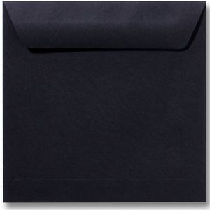 Envelop 17 x 17 cm Zwart