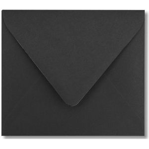 Envelop 12,5 x 14 cm Zwart