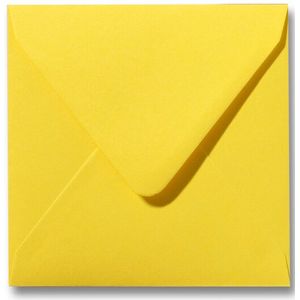 Envelop 16 x 16 cm Boterbloemgeel