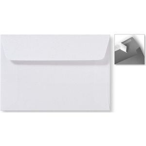 Envelop 12,6 x 18 cm Striplock Extra White Metallic