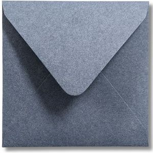 Envelop 14 x 14 cm Jeans Blue