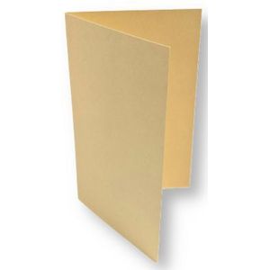 Dubbele kaart staand 6,5 x 10,5 cm Chamois