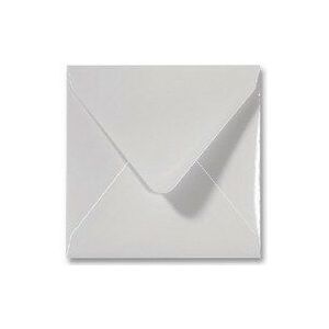 Envelop Chromolux (Hoogglans) 12 x 12 cm wit