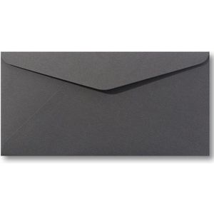 Envelop 11 x 22 cm Antracietgrijs