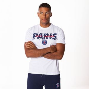 PSG paris t-shirt heren - Wit - Maat S