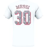 PSG Messi 'Eiffel' t-shirt Wit - Adults - Maat M