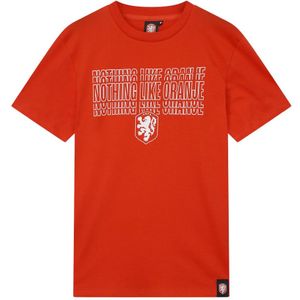 KNVB T-shirt Nothing like Oranje - Oranje - Maat S