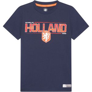 Nederlands elftal Holland T-shirt blauw - kids - Maat 152