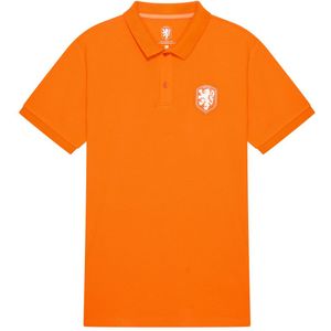 Nederlands elftal polo heren - oranje - Maat L