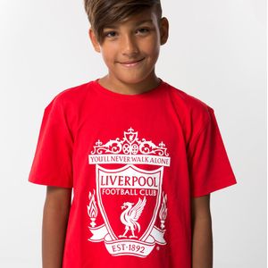 Liverpool FC Logo t-shirt rood kids - Maat 128