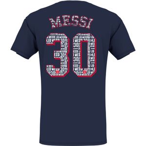 PSG Messi ‘Eiffel’ t-shirt Navy – Kids - Maat 116