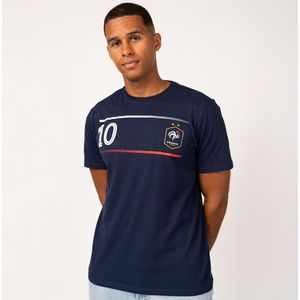 Frankrijk Kylian Mbappé stripe t-shirt Heren - Maat L