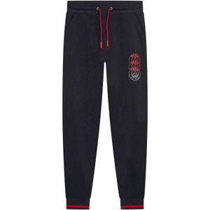 PSG triple logo trainingsbroek zwart kids - Maat 164