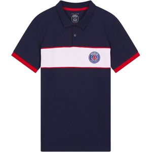 PSG polo stripe heren - Maat S