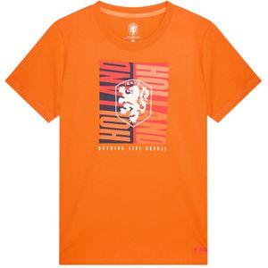 Nederlands Elftal big logo heren t-shirt oranje - Maat L