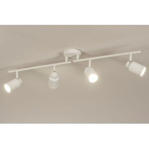 Lumidora Opbouwspot 72837 - DAISY - 4 Lichts - GU10 - Wit - Metaal - Badkamerlamp - IP44