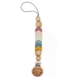 The Cotton Cloud Siliconen dummy ketting Little Chevron Candy