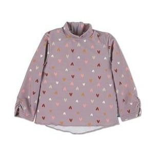 Sterntaler Lange Mouw Zwemshirt Hartje Paars