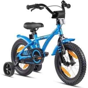 PROMETHEUS BICYCLES®Kinderfiets Hawk 14 inch blauw-zwart