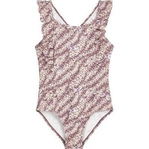 Playshoes UV-beschermend zwempak bloemen paars