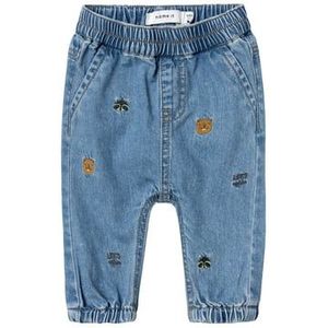 name it Medium U-vormige jeans Nbmben Blauw Denim