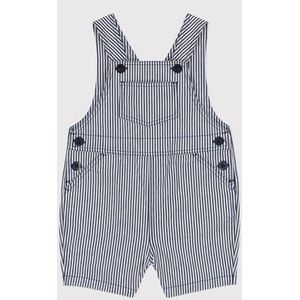 Petit Bateau Korte salopette blauw middeleeuws